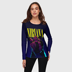 Лонгслив женский Nirvana Neon, цвет: 3D-принт — фото 2