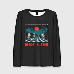 Женский лонгслив Demon slayer