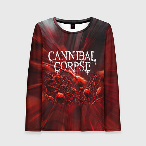 Женский лонгслив Blood Cannibal Corpse Труп Каннибала Z / 3D-принт – фото 1