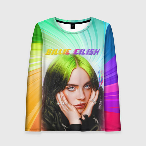 Женский лонгслив BILLIE EILISH БИЛЛИ АЙЛИШ Z / 3D-принт – фото 1