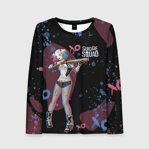 Женский лонгслив Art Harley Quinn SS 2016 / 3D-принт – фото 1