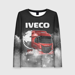 Лонгслив женский Iveco truck, цвет: 3D-принт