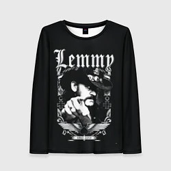 Лонгслив женский RIP Lemmy, цвет: 3D-принт