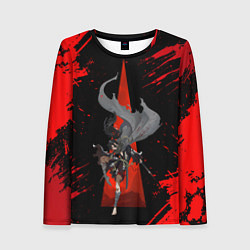 Лонгслив женский Хяккимару Dororo Дороро спина Z, цвет: 3D-принт