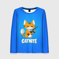 Лонгслив женский Catnite, цвет: 3D-принт