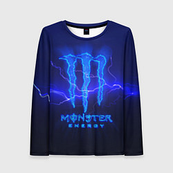 Лонгслив женский MONSTER ENERGY МОЛНИЯ, цвет: 3D-принт