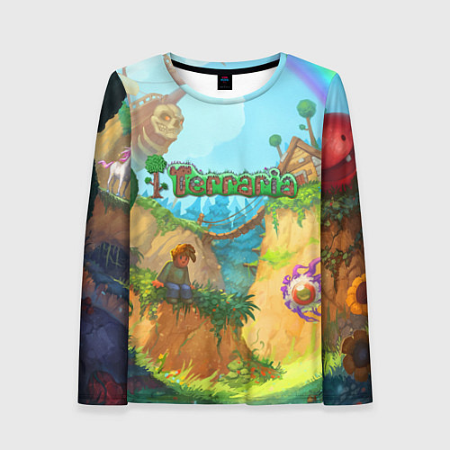 Женский лонгслив Terraria Террария Z / 3D-принт – фото 1