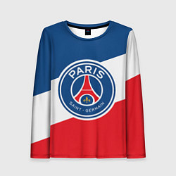 Лонгслив женский Paris Saint-Germain FC, цвет: 3D-принт