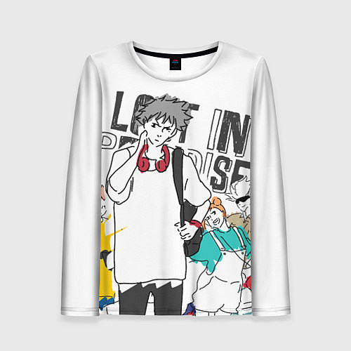 Женский лонгслив Мегуми - Jujutsu Kaisen / 3D-принт – фото 1