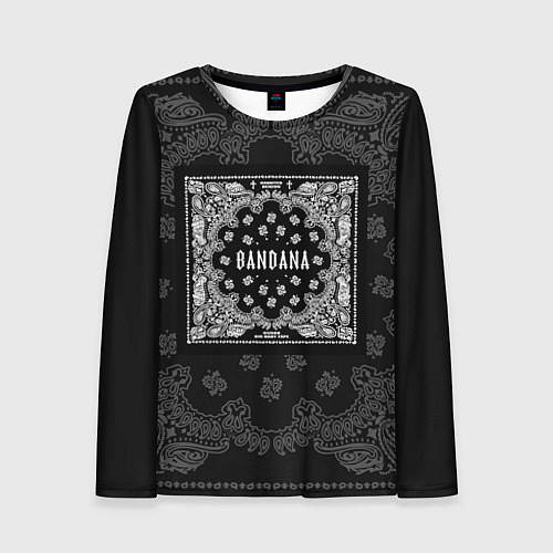 Женский лонгслив Big Baby Tape x Kizaru: BANDANA / 3D-принт – фото 1