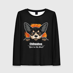 Женский лонгслив Чихуахуа Chihuahua