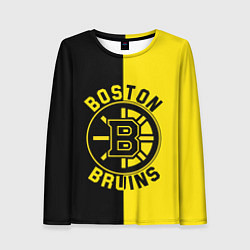 Женский лонгслив Boston Bruins, Бостон Брюинз