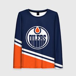 Женский лонгслив Edmonton Oilers Эдмонтон Ойлерз