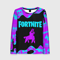 Женский лонгслив FORTNITE MARSHMELLO NEON НЕОН