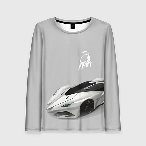 Женский лонгслив Lamborghini Concept sketch / 3D-принт – фото 1