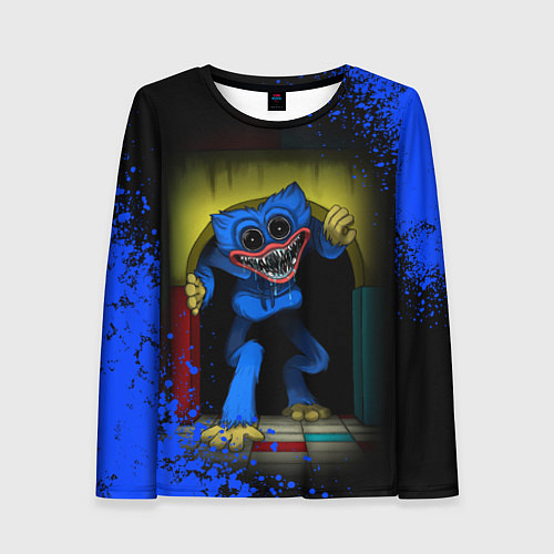 Женский лонгслив POPPY PLAYTIME: GO TO PLAY / 3D-принт – фото 1