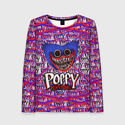 Женский лонгслив Huggy Wuggy: Poppy Pattern