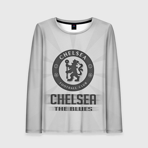 Женский лонгслив Chelsea FC Graphite Theme / 3D-принт – фото 1