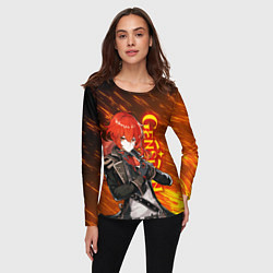 Лонгслив женский GENSHIN IMPACT, ДИЛЮК DILUC, цвет: 3D-принт — фото 2