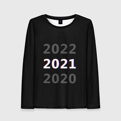 Лонгслив женский 2020 2021 2022, цвет: 3D-принт