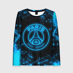 Лонгслив женский PSG NEON STYLE SPORT ПСГ НЕОН, цвет: 3D-принт