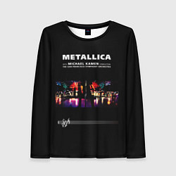 Лонгслив женский Metallica S и M, цвет: 3D-принт