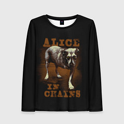 Женский лонгслив Alice in chains Dog