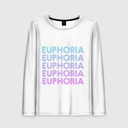 Лонгслив женский Эйфория Euphoria, цвет: 3D-принт