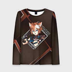 Женский лонгслив Горо Gorou, Genshin Impact