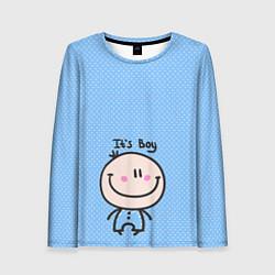 Женский лонгслив Its boy