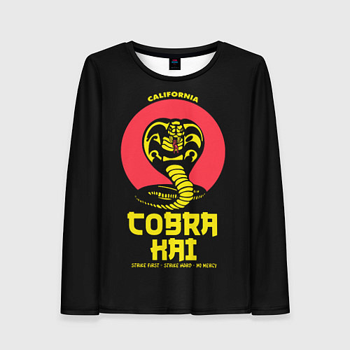 Женский лонгслив Cobra Kai California / 3D-принт – фото 1