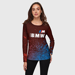 Лонгслив женский БМВ BMW - Краски, цвет: 3D-принт — фото 2