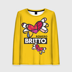 Женский лонгслив Romero Britto Ромеро Бритто