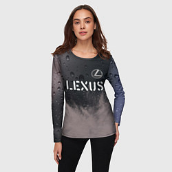 Лонгслив женский LEXUS Lexus - Краски, цвет: 3D-принт — фото 2