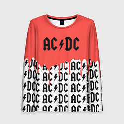 Лонгслив женский Ac dc rock, цвет: 3D-принт