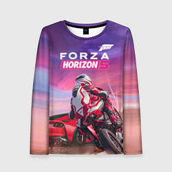 Женский лонгслив Forza Horizon 5 - sports car and bike