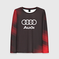 Женский лонгслив Audi logo