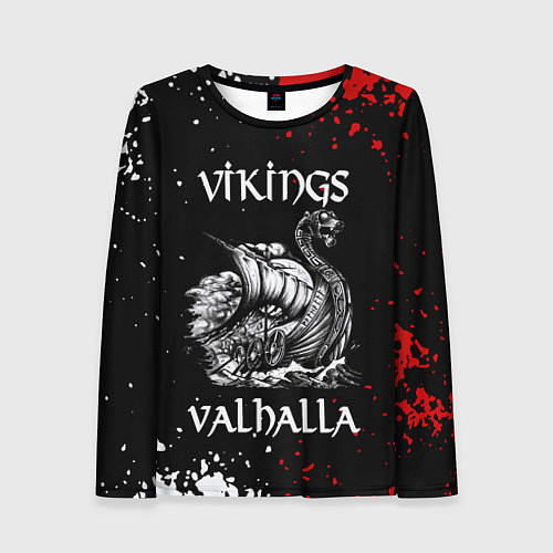Женский лонгслив Викинги: Вальхалла Vikings: Valhalla / 3D-принт – фото 1