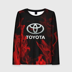 Женский лонгслив Toyota Red Fire