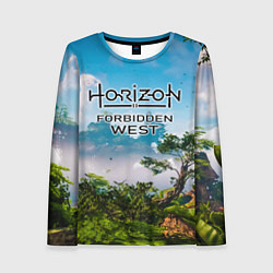 Лонгслив женский Horizon Forbidden West Хоризон Запретный Запад, цвет: 3D-принт