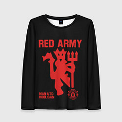 Лонгслив женский Manchester United Red Army Манчестер Юнайтед, цвет: 3D-принт