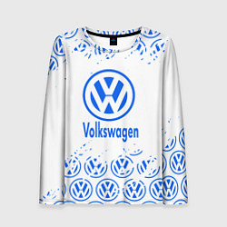Лонгслив женский Volkswagen фольксваген, цвет: 3D-принт