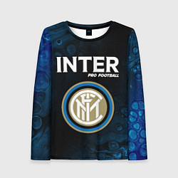 Женский лонгслив INTER Pro Football Разводы