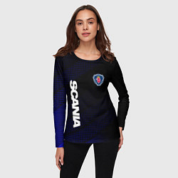 Лонгслив женский СКАНИЯ SCANIA, цвет: 3D-принт — фото 2