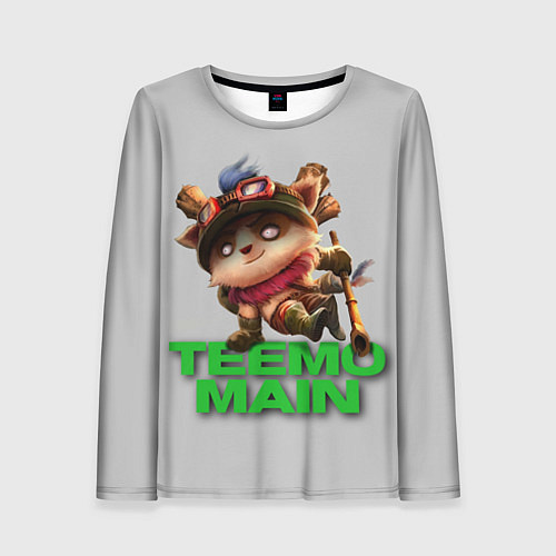 Женский лонгслив Teemo main / 3D-принт – фото 1