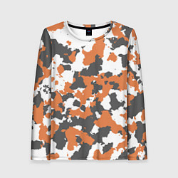 Женский лонгслив Orange Camo