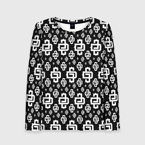 Женский лонгслив Black Pattern Dope Camo Dope Street Market / 3D-принт – фото 1