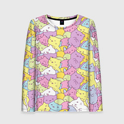 Женский лонгслив Cute pattern of seals