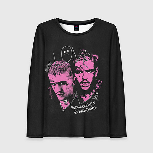 Женский лонгслив Lil Peep Всё Для Всех Лил Пип / 3D-принт – фото 1