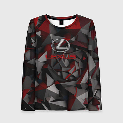 Женский лонгслив Lexus лексус / 3D-принт – фото 1